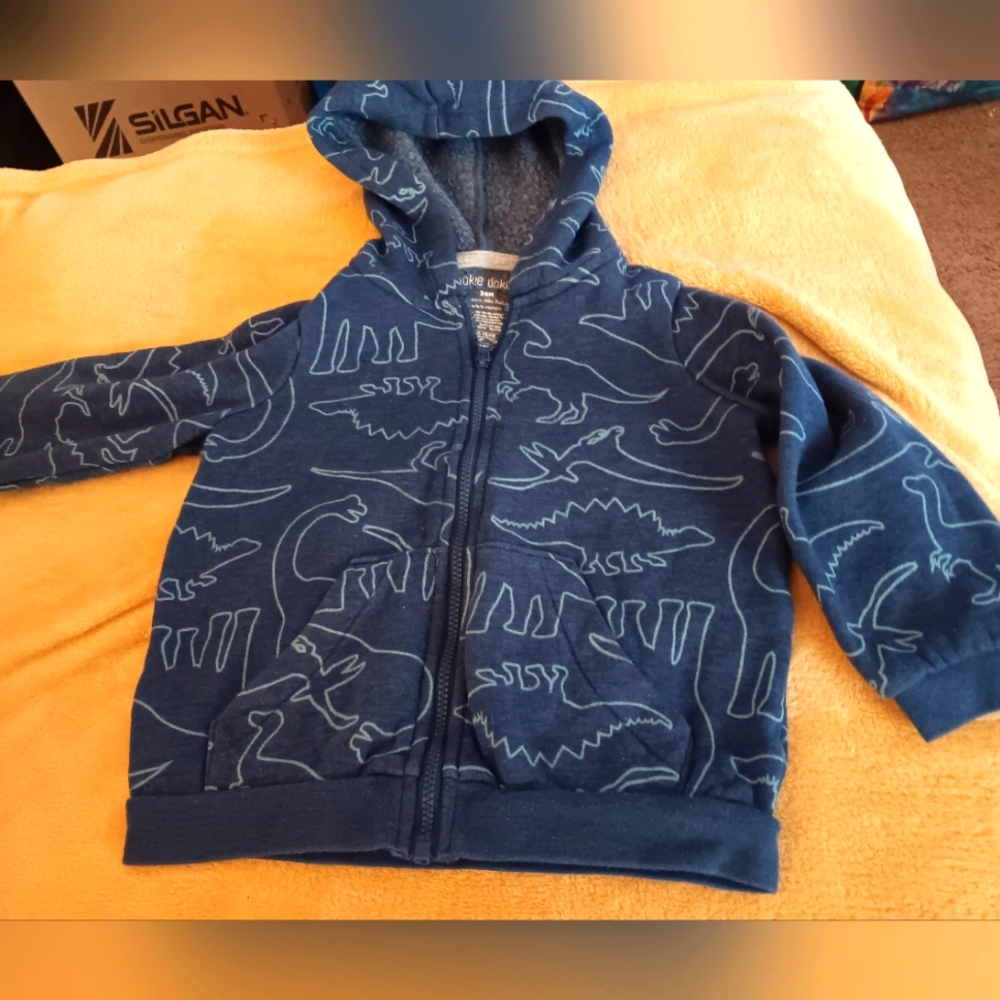 Boys size 24 month, Okie Dokie hooded jacket